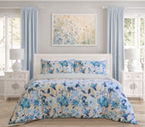 NNEDSZ Peach Blossom PRINTED MICROFIBRE QUILT COVER SET - QUEEN