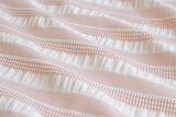 NNEDSZ Cove TEXTURED ROSE DUST QUILT COVER SET - DOUBLE