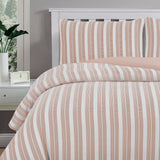NNEDSZ Cove TEXTURED ROSE DUST QUILT COVER SET - SINGLE