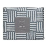NNEDSZ Fletcher PRINTED QUILT COVER SET - QUEEN