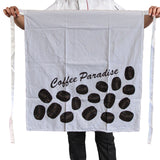NNEDSZ 100% Cotton Master Chef Half Apron Heavy Duty Coffee Paradise