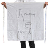 NNEDSZ 100% Cotton Master Chef Half Apron Heavy Duty Fine Dining