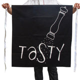 NNEDSZ 100% Cotton Master Chef Half Apron Heavy Duty Tasty