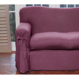 NNEDSZ Mauve Sofa Cover 2 to 3 Seater 230 X 420cm