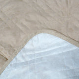 NNEDSZ Faux Suede 1 Seater Sofa Protector Camel