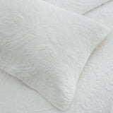 NNEDSZ 100% Cotton Coverlet Set Damask White King