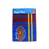 NNEDSZ AFL Brisbane Lions Rubber Backed Floor Mat 55 x 85 cm