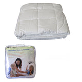 NNEDSZ Cotton Japara Cover Microfiber Filling Mattress Protector Double