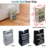 NNEDSZ Door Stop Bag Black Approx 0.98kg