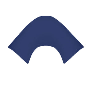 NNEDSZ 280TC Polyester Cotton V Shape Pillowcase Navy