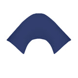 NNEDSZ 280TC Polyester Cotton V Shape Pillowcase Navy