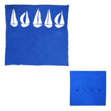 NNEDSZ Sail Boats Cotton Embroidered European Pillowcase 65 x 65 cm