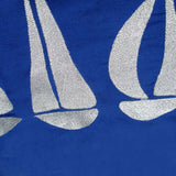 NNEDSZ Sail Boats Cotton Embroidered European Pillowcase 65 x 65 cm