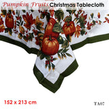 NNEDSZ Pumpkin Fruits Christmas Tablecloth 152 x 213 cm
