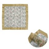 NNEDSZ Christmas Gold Bows Sheer Organza Glitter Table Cloth Topper 90 x 90 cm