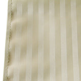 NNEDSZ Self-striped Cream Satin Table Runner 30 x 160cm