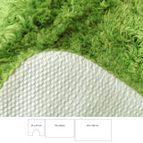 NNEDSZ Florenz Set of 3 Contour Bath Mat Set Green