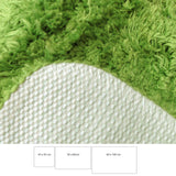 NNEDSZ Sleim Set of 3 Bath Mat Set Green
