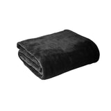 NNEDSZ Hotel Living Super Soft Coral Fleece Blanket Single Charcoal