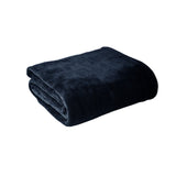 NNEDSZ Hotel Living Super Soft Coral Fleece Blanket Single Navy
