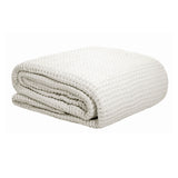 NNEDSZ Cotton Waffle Blanket White King