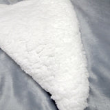 NNEDSZ 3 Piece Ultra-soft Micro Mink Comforter Set Queen with Sherpa Reverse Navy Blue