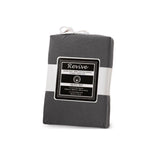 NNEDSZ Revive Charcoal 100% Cotton Jersey Super Soft Fitted Sheet Combo Set Double 38cm Wall