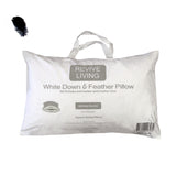 NNEDSZ 70% Feather 30% Down Superior Medium Standard Pillow 48 x 73 cm