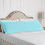 NNEDSZ 100% Cotton Body Pillowcase Aqua