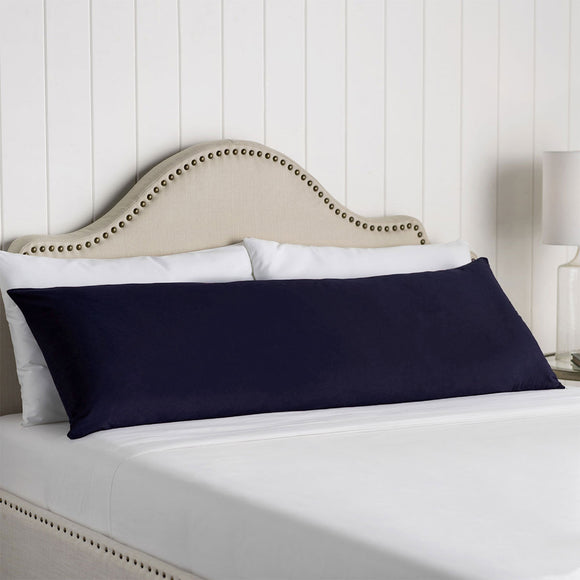 NNEDSZ Artex 100% Cotton Body Pillowcase Aubergine
