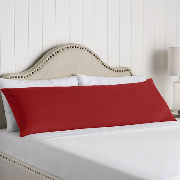 NNEDSZ 100% Cotton Body Pillowcase Berry