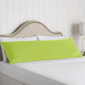 NNEDSZ 100% Cotton Body Pillowcase Chartreuse