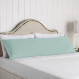 NNEDSZ 100% Cotton Body Pillowcase Ice Blue