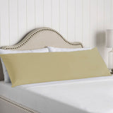 NNEDSZ 100% Cotton Body Pillowcase Light Taupe