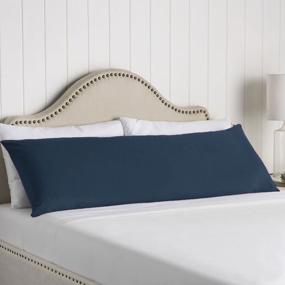 NNEDSZ 100% Cotton Body Pillowcase Navy