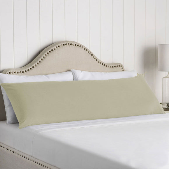 NNEDSZ 100% Cotton Body Pillowcase Stone