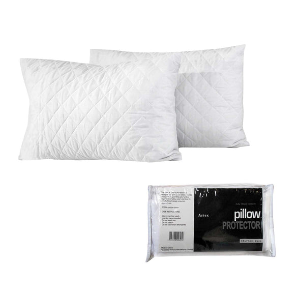 NNEDSZ Pair of Cotton Standard Pillow Protectors
