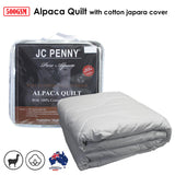 NNEDSZ 500GSM Alpaca Quilt with Cotton Japara Cover - Double