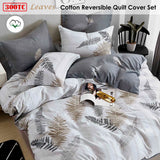 NNEDSZ Leaves Reversible Quilt Cover Set Queen
