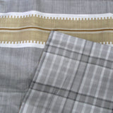 NNEDSZ 300TC Theodore Grey Reversible Cotton Quilt Cover Set King
