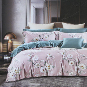 NNEDSZ 400TC Cotton Sateen Quilt Cover Set Grace King