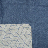 NNEDSZ 250TC Halifax Cotton Reversible Quilt Cover Set Queen