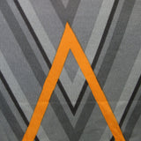 NNEDSZ Artex Hayden Orange Quilt Cover Set Geometric Pattern Reversible Printed Microfiber Polyester Single