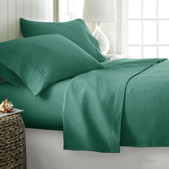 NNEDSZ 400TC Cotton Sateen Sheet Set King Teal