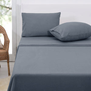 NNEDSZ Sheet Set Queen 36cm Wall Slate