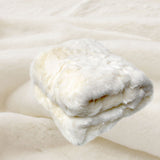 NNEDSZ Polar Bear Luxury Faux Fur Throw Rug 127 x 152 cm