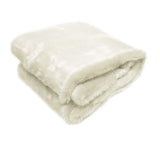 NNEDSZ Radisson Polar Bear Luxury Animal Faux Fur Throw Rug 127 x 152 cm