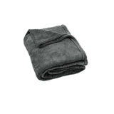 NNEDSZ Super Soft Coral Fleece Large Throw Rug Grey