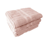 NNEDSZ 600GSM Set of 4 Melissa 100% Cotton Bath Towels Coral 70 x 140 cm