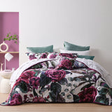 NNEDSZ Bianca Abigail Berry Floral Printed Quilted Bedspread Set King